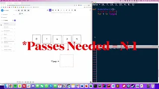 Bubble Sort Algorithm CIE A Level Computer Science 9618