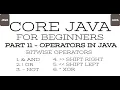 Part 11 - Core Java