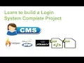 Login system with HTML CSS PHP MYSQL CODEIGNITER tutorial 5