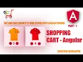 Shopping Cart Angular Part 7 Angular Shopping Cart Add To Cart Angular Angular Tutorial