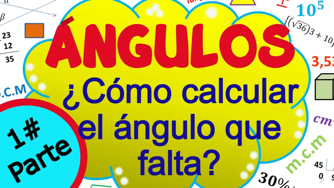 ANGULOS... Cómo calcular el ángulo que falta, para alumnos de primaria.