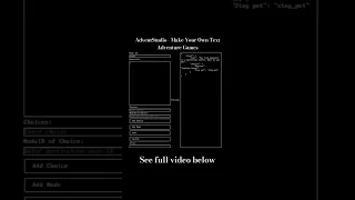 Make your own text adventure games in AdventStudio