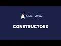 AIDE Tutorial - Java Constructors