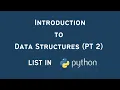 Python Tutorial Data Structure Pt 2 List