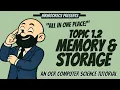 1 2 Memory Storage full topic revision OCR J277 9-1 Computer Science