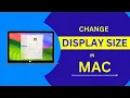 How to Change Display Size in Mac Change Display Size on Mac
