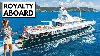 VINTAGE YACHT GOALS 🤯 FEADSHIP “Emerald” Classic SuperYacht Tour