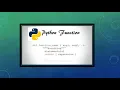 to in Python Part III
