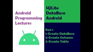 SQLite database android studio lecture 6 part1