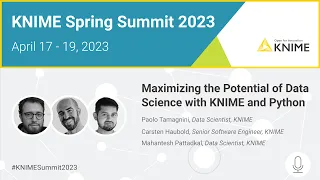 Maximizing the Potential of Data Science with KNIME and Python - The KNIME Team