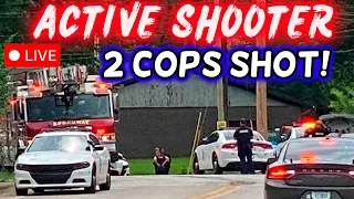 BREAKING ACTIVE SHOOTER 2 COPS SHOT in Indianapolis Shelter in Place Ordered Indianapolis