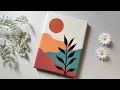 Aesthetic Boho Acrylic Painting - Boho Art Tutorial Step By Step