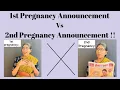 Download Lagu 1st Pregnancy Announcement Vs 2nd Pregnancy Announcement !!