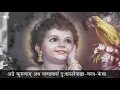 Govind Damodar Madhaveti with Lyrics | दामोदर स्तोत्रं अत्यंत मधुर भजन | Govind Damodar Stotram