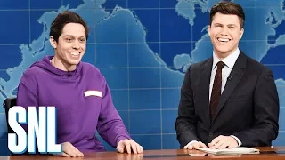 weekend update pete davidson on staten island snl