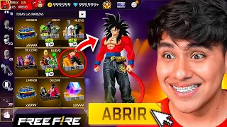 Abrí TODAS las CAJAS EXCLUSIVAS que acumulé durante 3 AÑOS en MI CUENTA de FREE FIRE 😱
