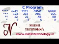C Program Pattern Part 4
