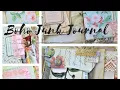 Vintage Boho Junk Journal Flip Through - Bohemian Theme Journal