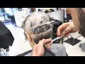 SHORT HAIRCUT OVER 70 - STACKED PIXIE BOB FOR GREY HAIR