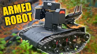 My TERRIFYING But Adorable Airsoft Robot Is DONE!
