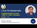 Creating directory in Linux mkdir command in Linux rmdir command in Linux remove directory