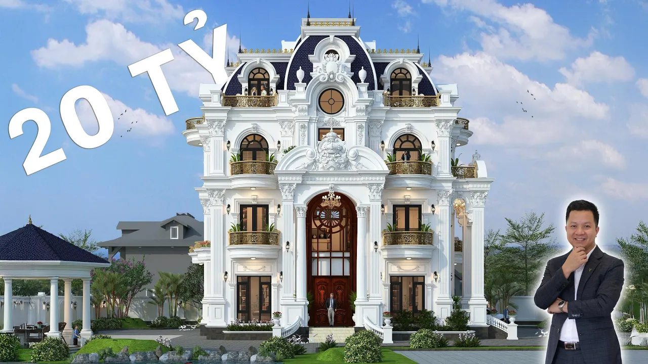 Cực phẩm thiết kế biệt thự nhà vườn 20 tỷ giữa Bắc Giang