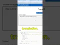 An Example Translation with LibreTranslate