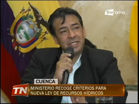 Ministerio recoge criterios para nueva ley de recursos hídricos