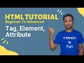 Download Lagu html bangla tutorial 7 : Tag, element \u0026 attribute