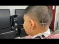 Blow out - haircut plus cross design