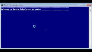 Calculator in batch