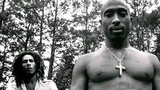 2pac ft bob marley in the ghetto video clip 