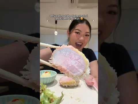 Only eating at the highest rated restaurants in Tokyo 🍜🥩 #AD