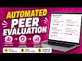 How I Automated Peer Evaluation for Student Group Work