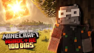 SOBREVIVÍ 100 DÍAS donde el SOL me QUEMA ☀️ en Minecraft Hardcore