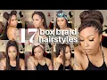 17 EASY BOX BRAID HAIRSTYLES QUICK REFRESH TIP FOR OLD BRAIDS TheHeartsandcake90