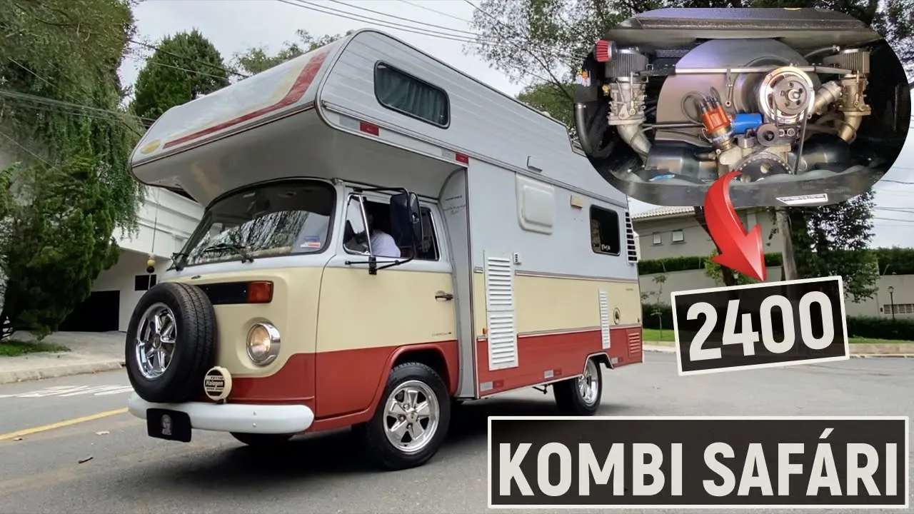 KOMBI SAFÁRI: rodas Fuchs e motor 2.400 pra pegar a estrada