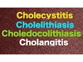 Cholecystitis vs Cholelithiasis vs Cholangitis vs Choledocolithiasis