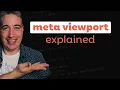 Get your media queries working with the meta viewport HTML tag
