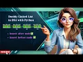 Insert a Node Before or After a Given Node in a Doubly Linked List In telugu