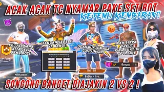 ACAK ACAK TC KETEMU DUA ORANG SONGONG TAPI SATUNYA ORANG BAIK DIAJAK 2 VS 2