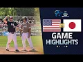 HIGHLIGHTS | 🇺🇸 USA vs 🇯🇵 Japan | WBSC Men's Softball World Cup Finals 2025