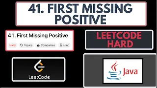 Leetcode 41 First Missing Positive Hard Java Solution