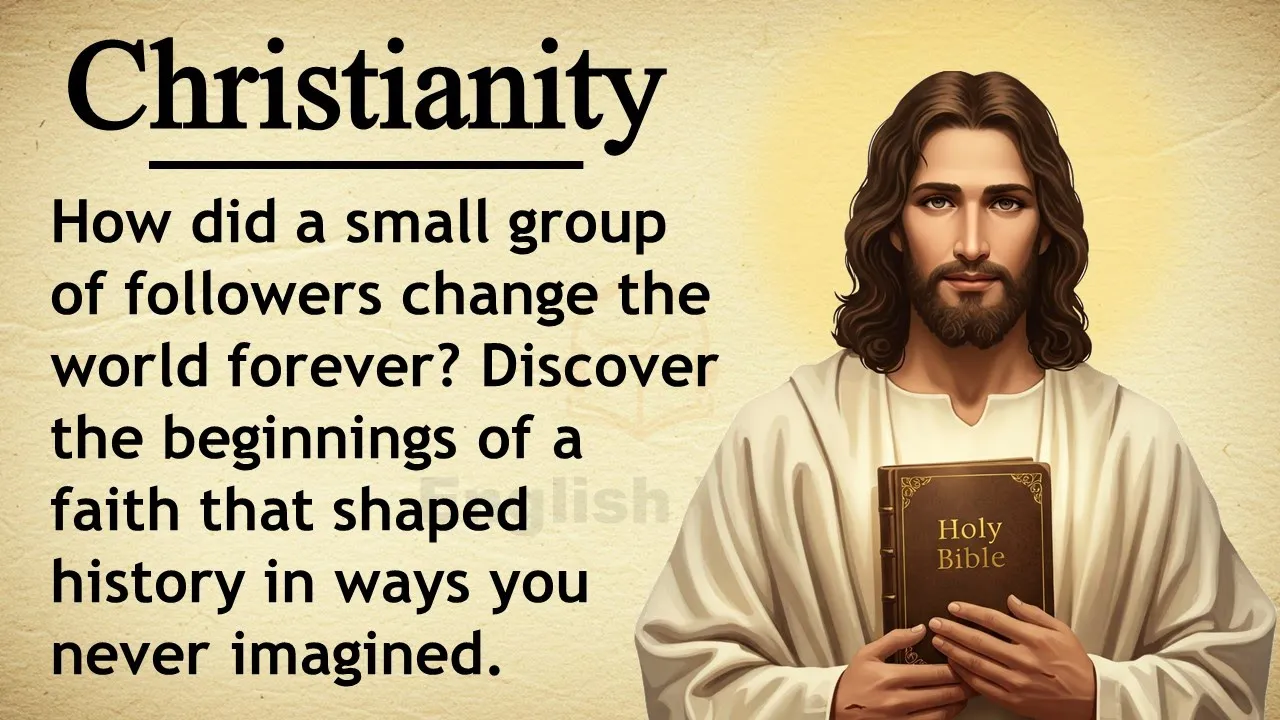 The Story of Christianity || 📖✝️ Learn English Through Story Level 3 || Graded Reader 🎧