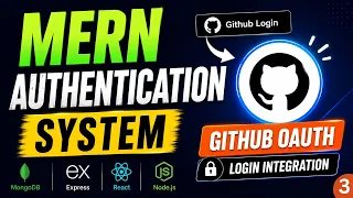 GitHub OAuth Integration in MERN Stack Login with GitHub MERN Authentication Series - 3