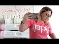 POSITIVE PREGNANCY TEST AT 11DPO