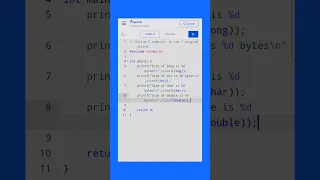 sizeof operator in c data size C programming full course C language tutorial