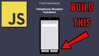 FreeCodeCamp Telephone Number Validator Project Tutorial Walkthrough