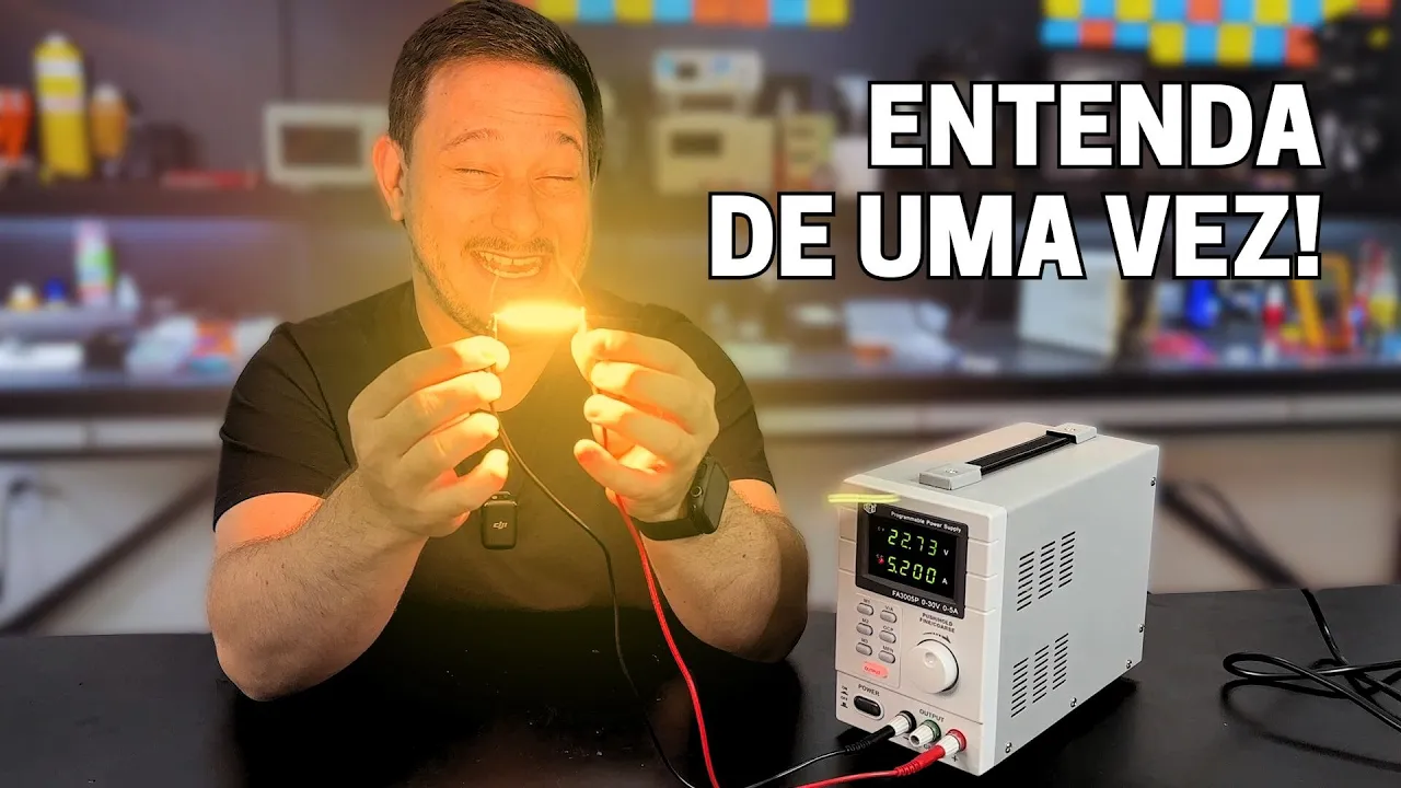 Como utilizar um fonte de bancada de eletrônica! Fonte AFR FA3005P