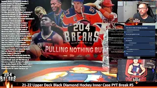 21-22 Upper Deck Black Diamond Hockey Inner Case PYT Break